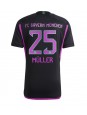 Moški Nogometna dresi replika Bayern Munich Thomas Muller #25 Gostujoči 2023-24 Kratek rokav